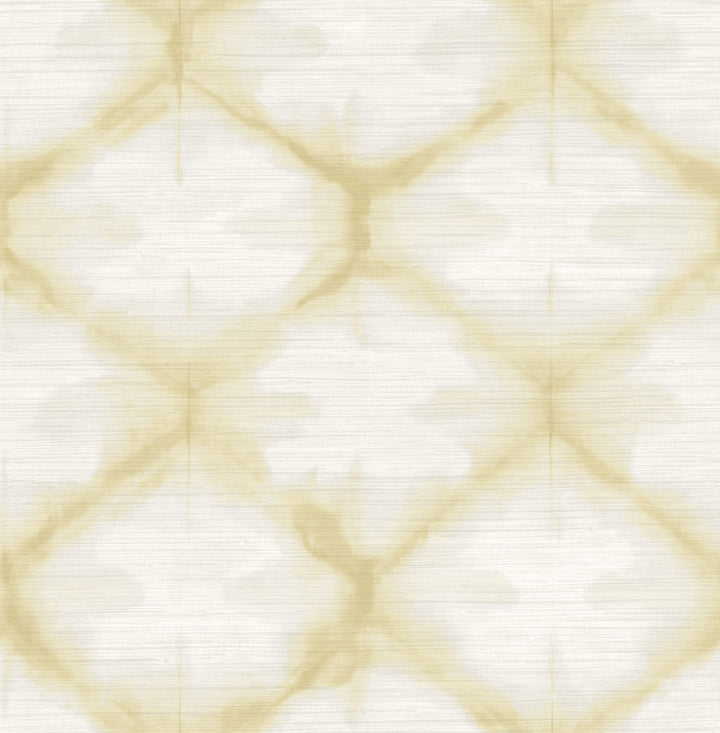 Zanzibar Gold Shibori Wallpaper by A-Street Prints Solstice Covers about 56.4 square feet 20.5-in by 33-ft long roll Unpasted 20.9 - Fabric Carolina -