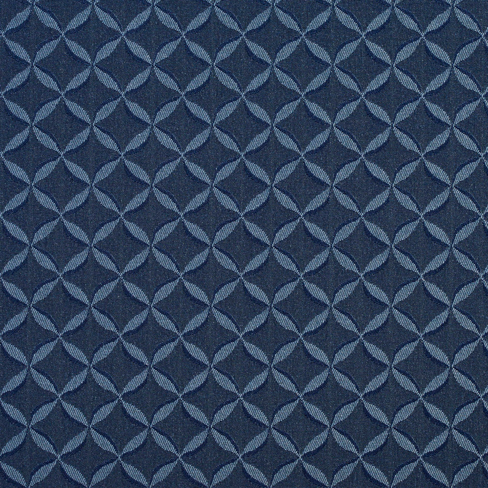 2754 Ocean by Charlotte Designer Fabric Durables II 100% Woven Polyester Made In USA Exceeds 100,000 Wyzenbeek Rubs (Heavy Duty) Horizontal: 1" x Vertical: 1" 54 Inches - Swanky Fabrics -