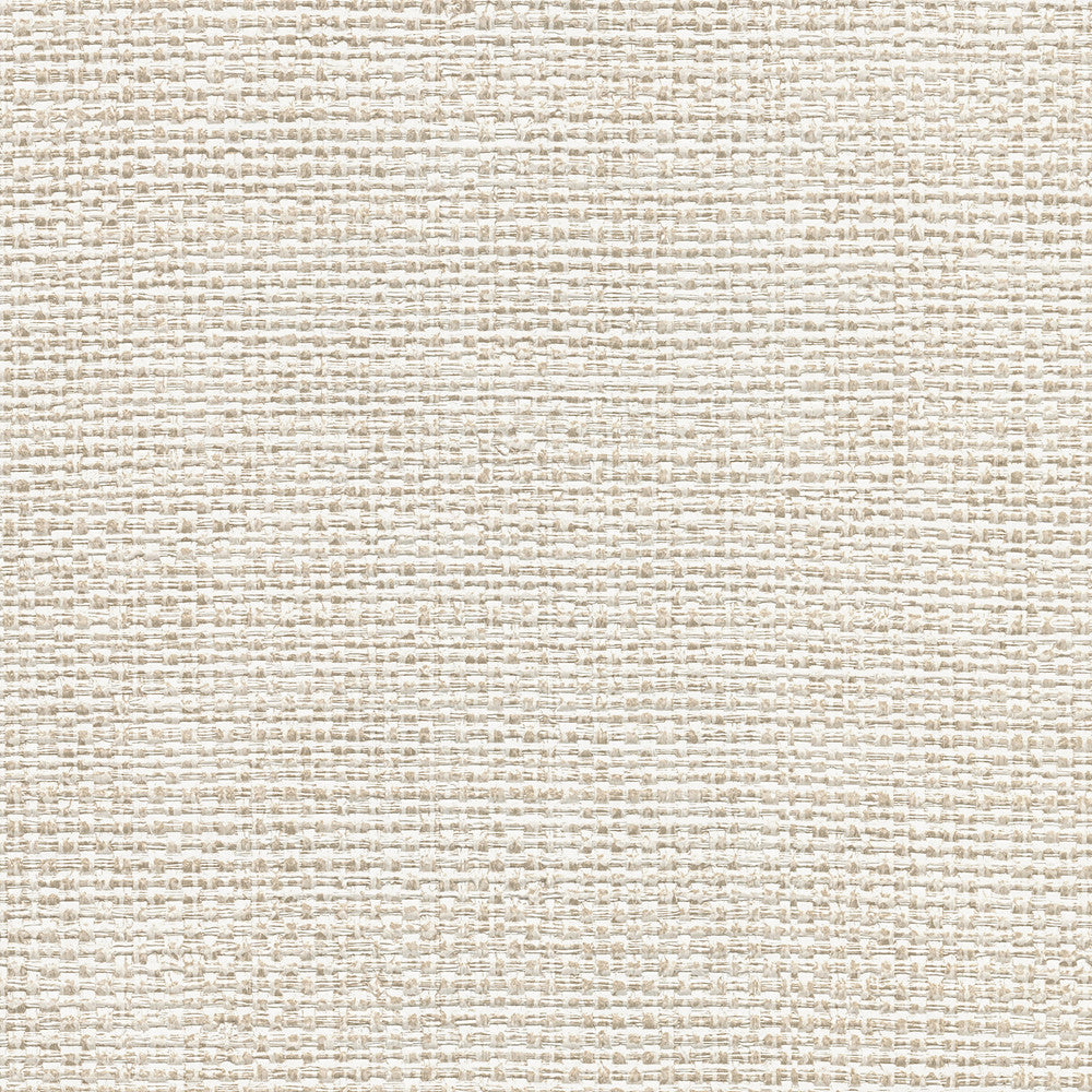 Caviar Platinum Basketweave Wallpaper by Warner Textures & Weaves Covers about 60.8 square feet 27-in by 27-ft long roll Unpasted 0 - Fabric Carolina -