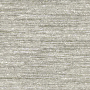 Aspero Light Grey Faux Grasscloth Wallpaper by Warner