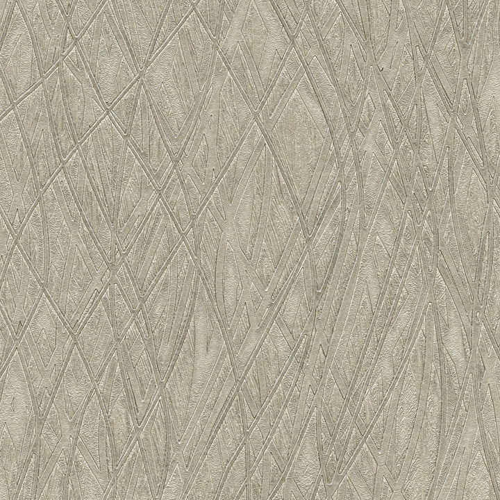 Allegro Silver Embossed Wallpaper by Warner Textures & Weaves Covers about 60.8 square feet 27-in by 27-ft long roll Unpasted 0 - Fabric Carolina -
