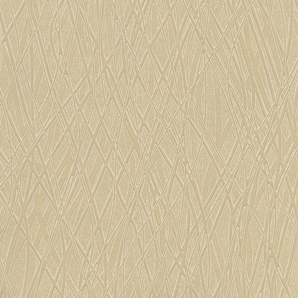 Allegro Gold Embossed Wallpaper by Warner Textures & Weaves Covers about 60.8 square feet 27-in by 27-ft long roll Unpasted 0 - Fabric Carolina -