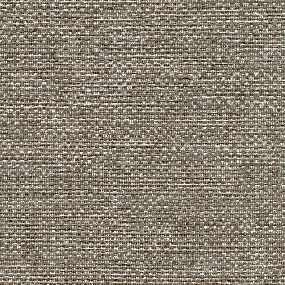 Bohemian Bling Bronze Basketweave Wallpaper by Warner Textures & Weaves Covers about 60.8 square feet 27-in by 27-ft long roll Unpasted 0 - Fabric Carolina -