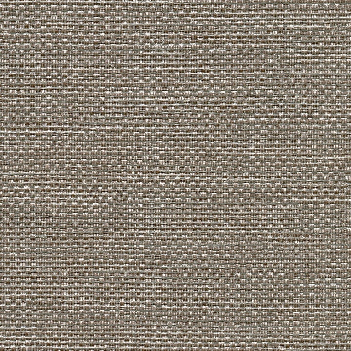 Bohemian Bling Bronze Basketweave Wallpaper by Warner Textures & Weaves Covers about 60.8 square feet 27-in by 27-ft long roll Unpasted 0 - Fabric Carolina -