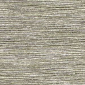 Mabe Taupe Faux Grasscloth Wallpaper by Warner