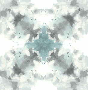 Mysterious Teal Abstract Wallpaper by A-Street Prints