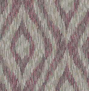 Ethereal Purple Ogee Wallpaper by A-Street Prints