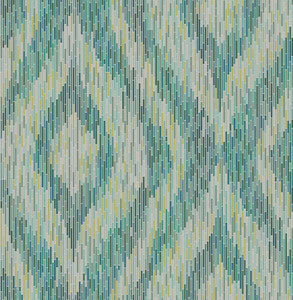 Ethereal Green Ogee Wallpaper by A-Street Prints