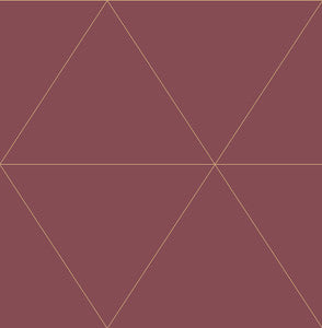 Twilight Red Geometric Wallpaper by A-Street Prints