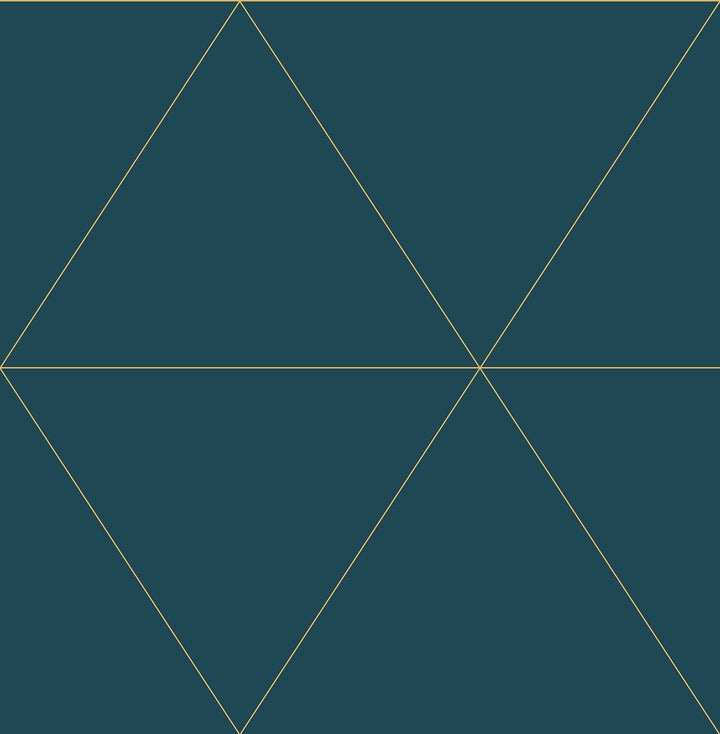 Twilight Teal Geometric Wallpaper by A-Street Prints Moonlight Covers about 56.4 square feet 20.5-in by 33-ft long roll Unpasted 10.4 - Fabric Carolina -
