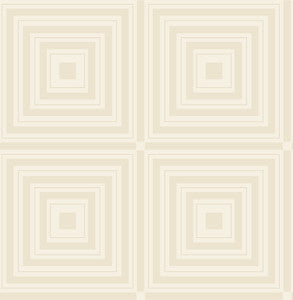 Luminous Platinum Beaded Geometric Wallpaper by A-Street Prints