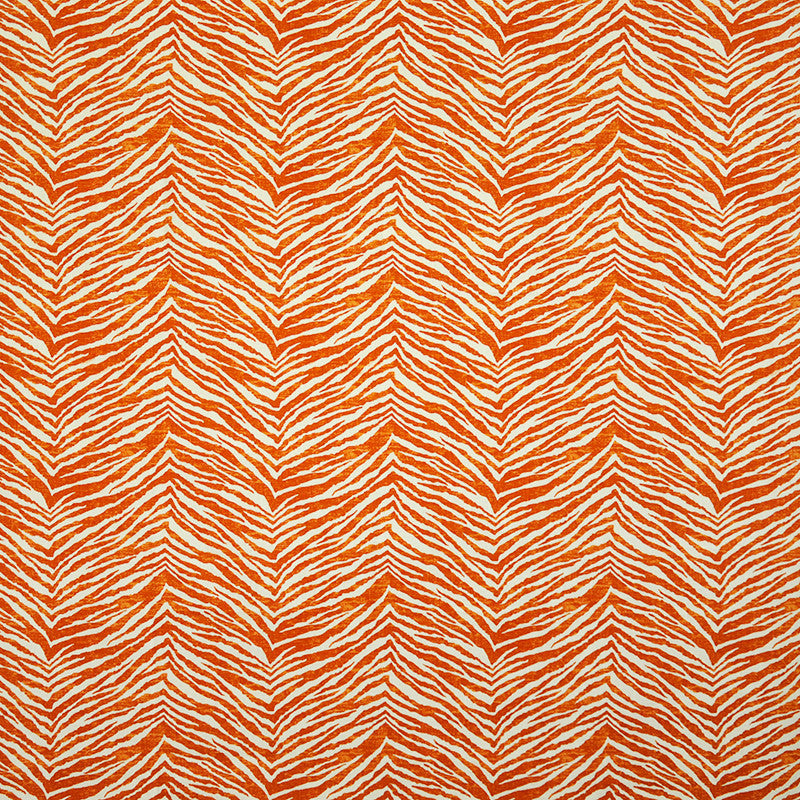 Zebby # 306 Carrot by Maxwell Fabric COLOR THEORY-VOL.I SUNSET 55% LINEN/45% RAYON CHINA V-9"H-13.75" 56" - Fabric Carolina -