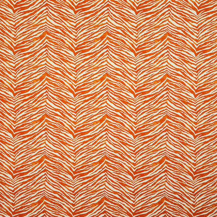 Zebby # 306 Carrot by Maxwell Fabric COLOR THEORY-VOL.I SUNSET 55% LINEN/45% RAYON CHINA V-9"H-13.75" 56" - Fabric Carolina -