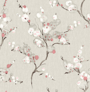Bliss Coral Blossom Wallpaper by A-Street Prints