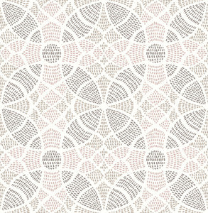 Zazen Rose Geometric Wallpaper by A-Street Prints