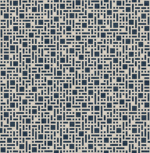 Bento Indigo Geometric Wallpaper by A-Street Prints