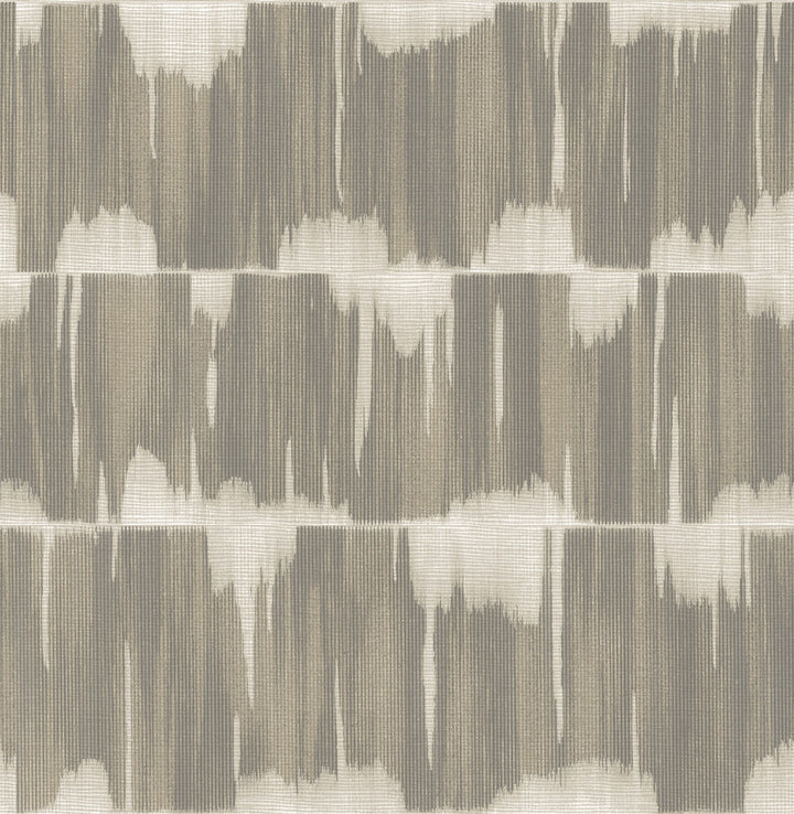 Serendipity Taupe Shibori Wallpaper by A-Street Prints Mistral Covers about 56.4 square feet 20.5-in by 33-ft long roll Unpasted 20.9 - Fabric Carolina -