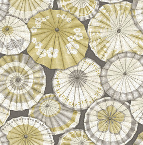 Mikado Ochre Parasol Wallpaper by A-Street Prints