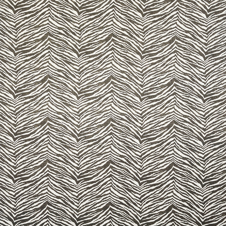 Zebby # 446 Liquorice by Maxwell Fabric COLOR THEORY-VOL.I STONE GRAY 55% LINEN/45% RAYON CHINA V-9"H-13.75" 56" - Fabric Carolina -