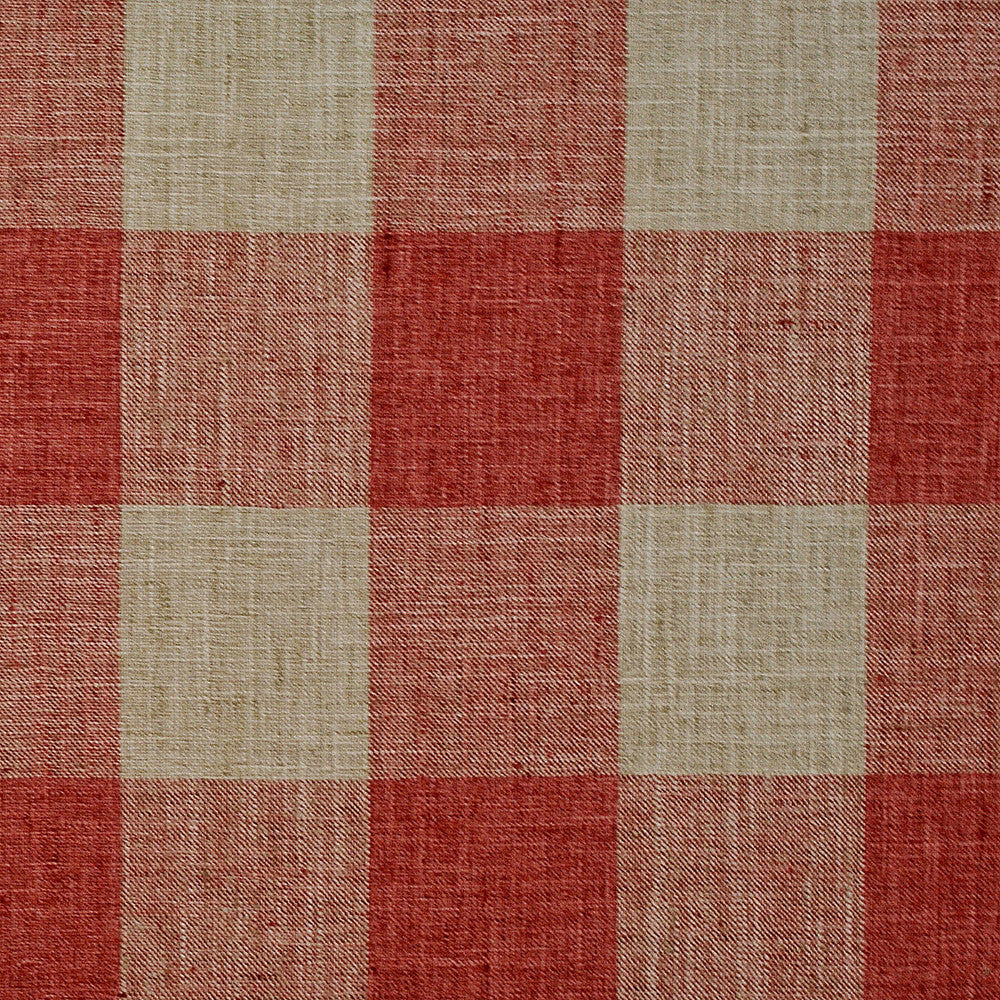 Check Please Red Pepper Nc17 548 by P Kaufmann Fabrics Fabric