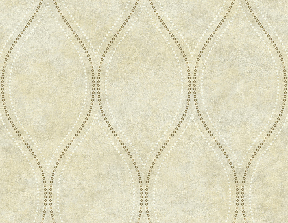 Eira Beige Marble Ogee Wallpaper by Kenneth James GeoTex Covers about 60.8 square feet 27-in by 27-ft long roll Unpasted 20.9 - Fabric Carolina -