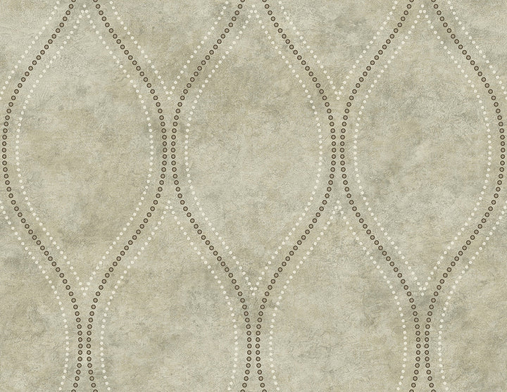 Eira Light Brown Marble Ogee Wallpaper by Kenneth James GeoTex Covers about 60.8 square feet 27-in by 27-ft long roll Unpasted 20.9 - Fabric Carolina -