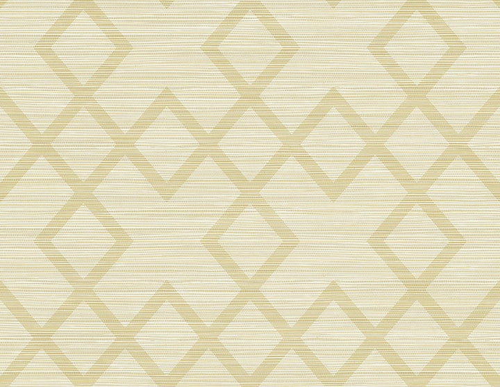 Vana Grey Woven Diamond Wallpaper by Kenneth James GeoTex Covers about 60.8 square feet 27-in by 27-ft long roll Unpasted 10.4 - Fabric Carolina -