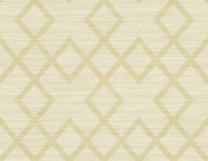 Vana Grey Woven Diamond Wallpaper by Kenneth James