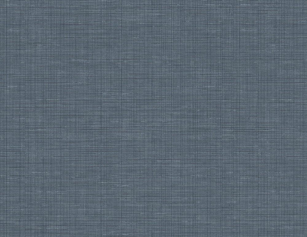 Alix Denim Twill Wallpaper by Kenneth James GeoTex Covers about 60.8 square feet 27-in by 27-ft long roll Unpasted 0 - Fabric Carolina -