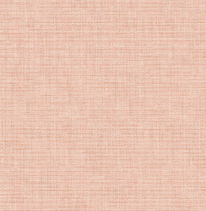 Pratt Pink Grass Weave Wallpaper by Brewster Kitchen & Bath Essentials Covers about 56.4 square feet 20.5-in by 33-ft long roll Unpasted 0 - Fabric Carolina -