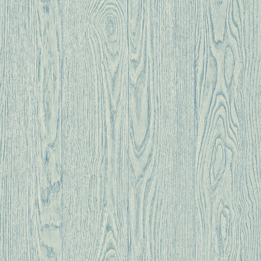 Groton Light Blue Wood Plank Wallpaper by Brewster Kitchen & Bath Essentials Covers about 56.4 square feet 20.5-in by 33-ft long roll Unpasted 0 - Fabric Carolina -