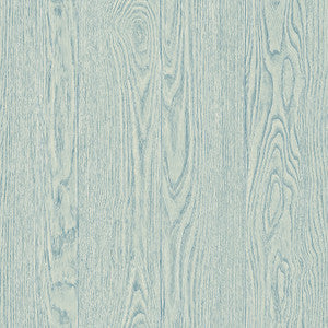 Groton Light Blue Wood Plank Wallpaper by Brewster
