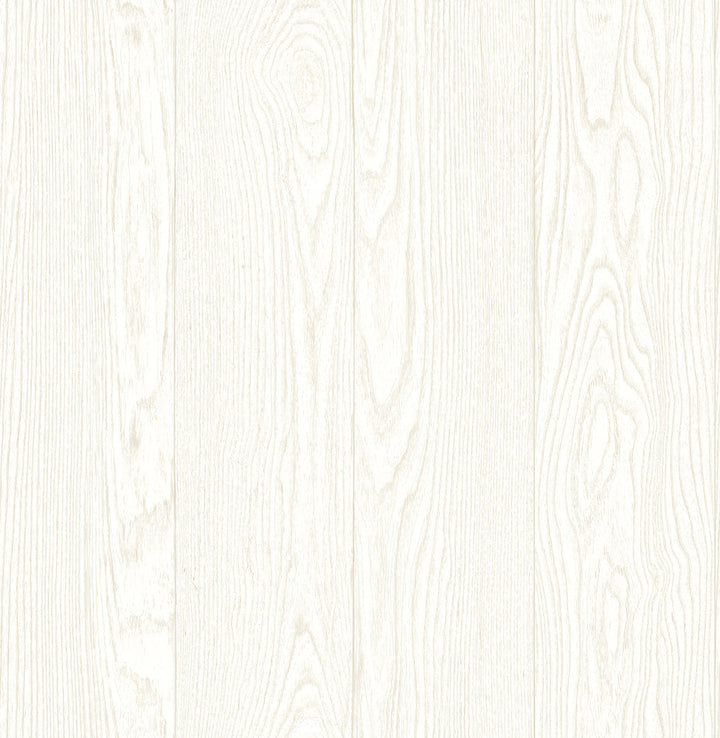 Groton Off White Wood Plank Wallpaper by Brewster Kitchen & Bath Essentials Covers about 56.4 square feet 20.5-in by 33-ft long roll Unpasted 0 - Fabric Carolina -