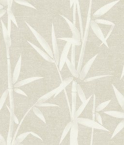 Catasetum Champagne Bamboo Wallpaper by Brewster