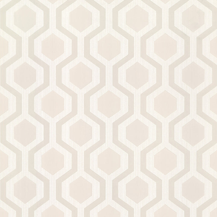 Kelso Beige Geometric Wallpaper by Brewster Kitchen & Bath Essentials Covers about 56.4 square feet 20.5-in by 33-ft long roll Unpasted 5.22 - Fabric Carolina -