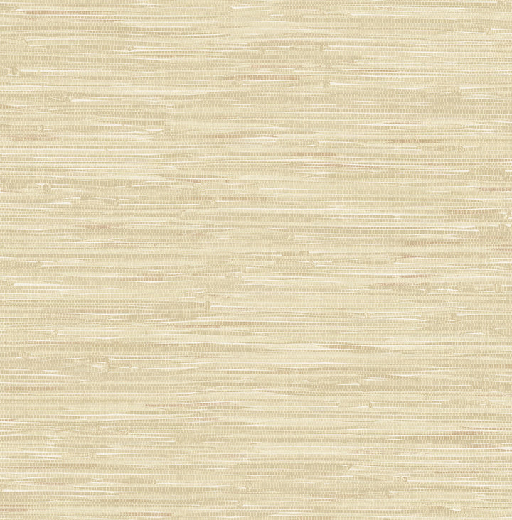 Poa Wheat Faux Grasscloth Wallpaper by Brewster Kitchen & Bath Essentials Covers about 56.4 square feet 20.5-in by 33-ft long roll Unpasted 10.4 - Fabric Carolina -