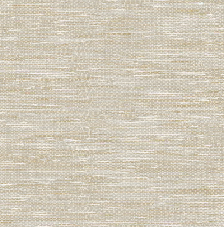 Poa Taupe Faux Grasscloth Wallpaper by Brewster Kitchen & Bath Essentials Covers about 56.4 square feet 20.5-in by 33-ft long roll Unpasted 10.4 - Fabric Carolina -