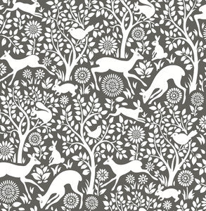 Seeger Brown Meadow Wallpaper by Brewster
