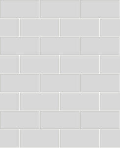Parkway Light Grey Subway Tile Wallpaper by Brewster