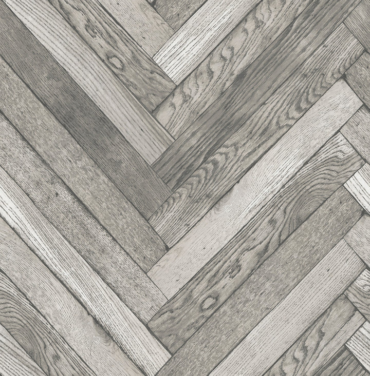 Mammoth Light Grey Diagonal Wood Wallpaper by Brewster Kitchen & Bath Essentials Covers about 56.4 square feet 20.5-in by 33-ft long roll Unpasted 20.9 - Fabric Carolina -