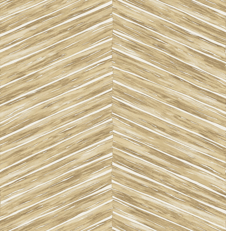 Aldie Khaki Chevron Weave Wallpaper by Brewster Kitchen & Bath Essentials Covers about 56.4 square feet 20.5-in by 33-ft long roll Unpasted 20.9 - Fabric Carolina -