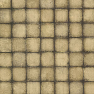 Soucy Gold Tiles Wallpaper by Brewster