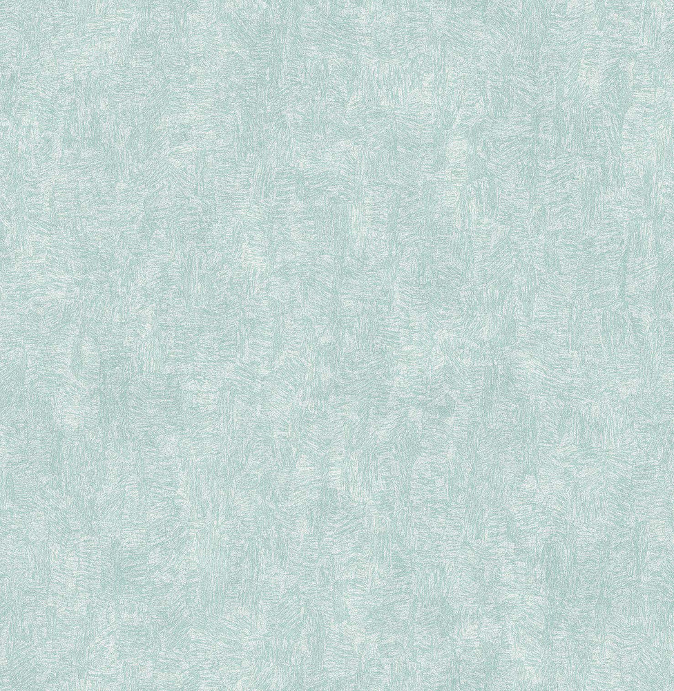 Ludisia Teal Brushstroke Texture Wallpaper by Brewster Kitchen & Bath Essentials Covers about 56.4 square feet 20.5-in by 33-ft long roll Unpasted 10.4 - Fabric Carolina -