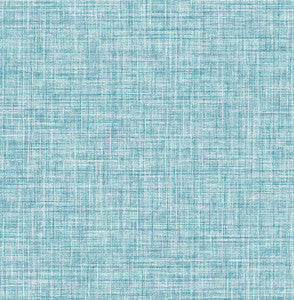 Barbary Blue Crosshatch Texture Wallpaper by Brewster