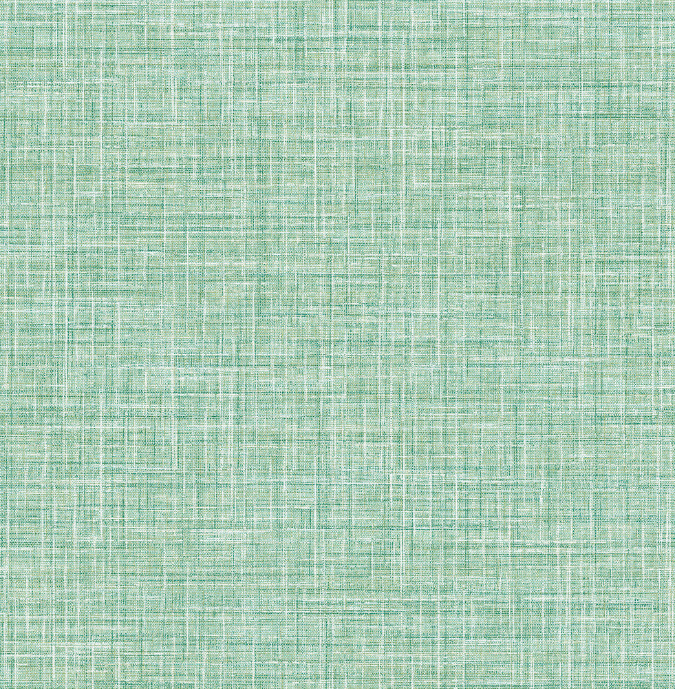 Barbary Green Crosshatch Texture Wallpaper by Brewster Kitchen & Bath Essentials Covers about 56.4 square feet 20.5-in by 33-ft long roll Unpasted 0 - Fabric Carolina -