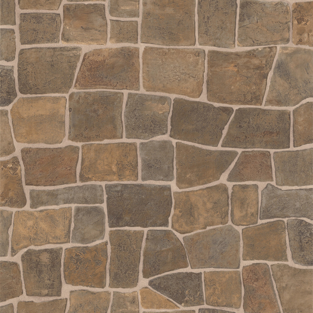 Cattleya Neutral Slate Path Wallpaper by Brewster Kitchen & Bath Essentials Covers about 56.4 square feet 20.5-in by 33-ft long roll Prepasted 20.9 - Fabric Carolina -