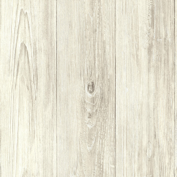 Ferox Cream Wood Planks Wallpaper by Brewster Kitchen & Bath Essentials Covers about 56.4 square feet 20.5-in by 33-ft long roll Prepasted 0 - Fabric Carolina -