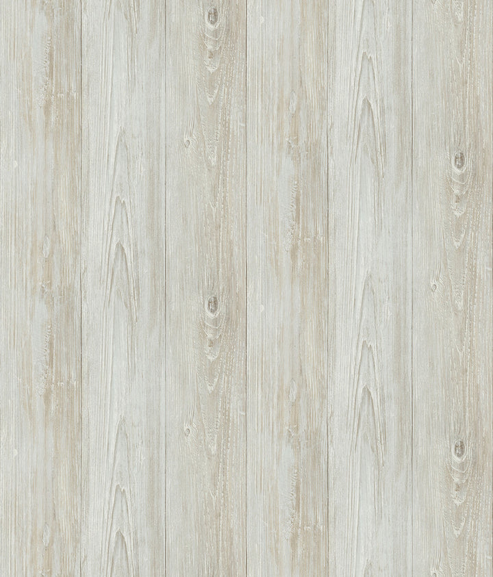 Ferox Neutral Wood Planks Wallpaper by Brewster Kitchen & Bath Essentials Covers about 56.4 square feet 20.5-in by 33-ft long roll Prepasted 24 - Fabric Carolina -
