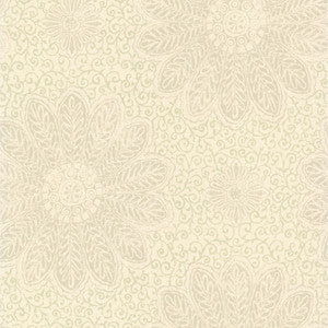 Oxalis Neutral Floral Scroll Wallpaper by Brewster