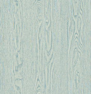 Remi Light Blue Wood Wallpaper by Brewster